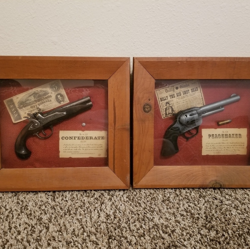 Collectible Vintage Western Pistol Replicas